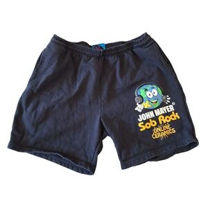 John Mayer Sob Rock online ceramics black cotton shorts size L